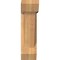 Ekena Millwork Traditional Slat Smooth Bracket w/ Offset Brace, Western Red Cedar, 5 1/2"W x 16"D x 20"H BKT0604X16X20TRA06SWR - alternate 3